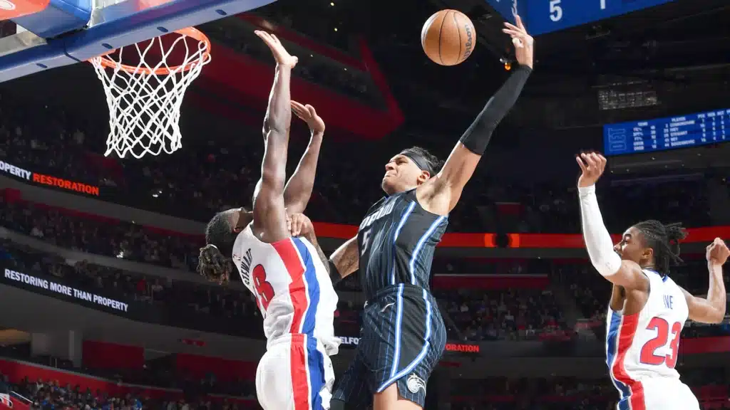 Detroit Pistons vs Orlando Magic será el primer partido del 2025 en la NBA. 
