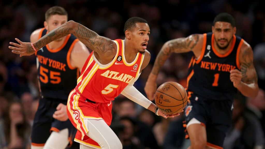 New York Knicks vs Atlanta Hawks será el tercer partido de los cuartos de final de la Emirates NBA Cup.