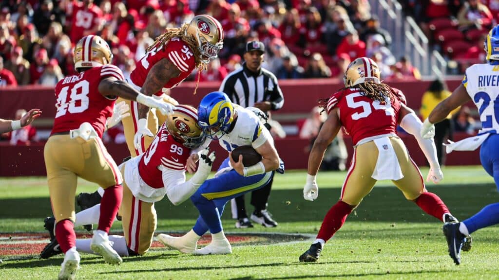 San Francisco 49ers vs Los Ángeles Rams será el partido inicial de la jornada 15 de la NFL.