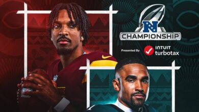 Philadelphia Eagles vs Washington Commanders será el partido de la Ronda de Campeonato de la NFL.