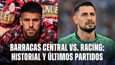 Historial de Barracas Central vs Racing