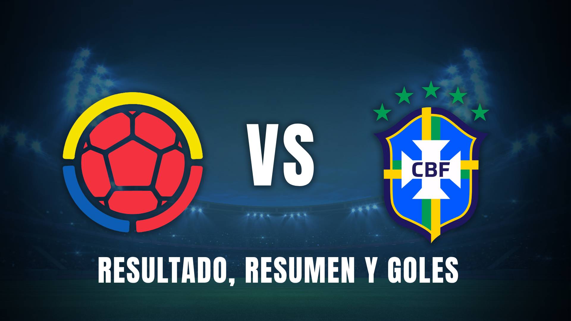 Colombia vs. Brasil Sub 20 en vivo: resultado, goles