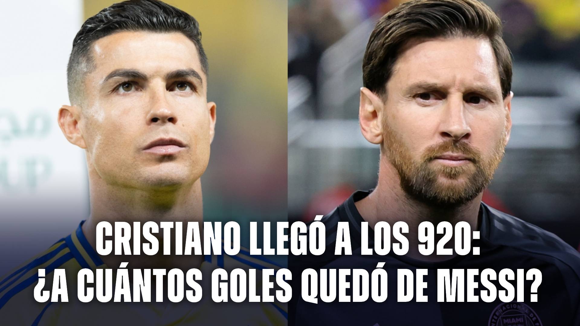 Cristiano Ronaldo llegó a los 920 goles y sigue tomando distancia de Messi