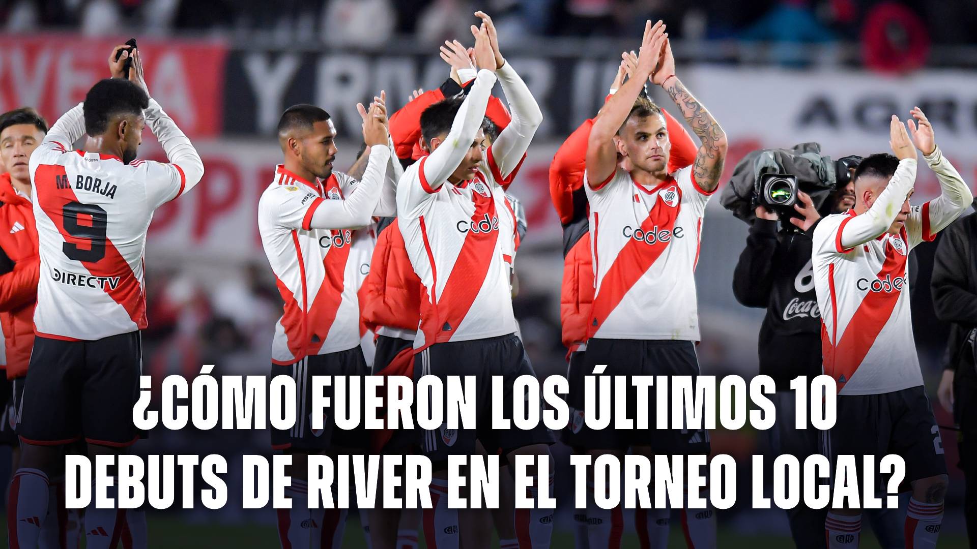 Los últimos 10 debuts de River Plate en el torneo argentino