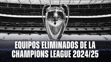Todos los equipos eliminados en la UEFA Champions League