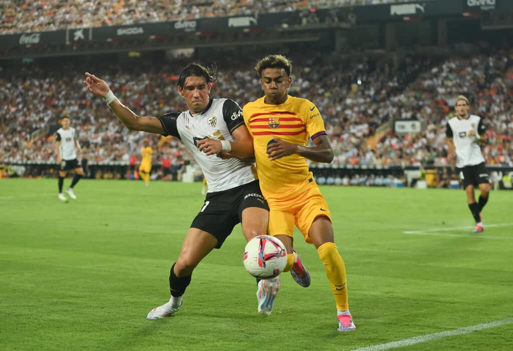Barcelona vs. Valencia Lamine Yamal
