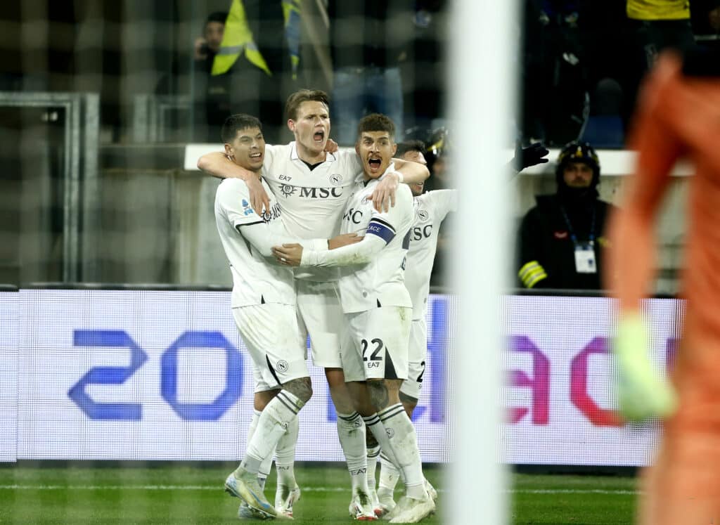 Napoli depende de sí mismos para ganar el titulo. (Photo by MB Media/Getty Images)