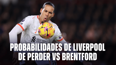 Probabilidades de Liverpool de perder ante Brentford.