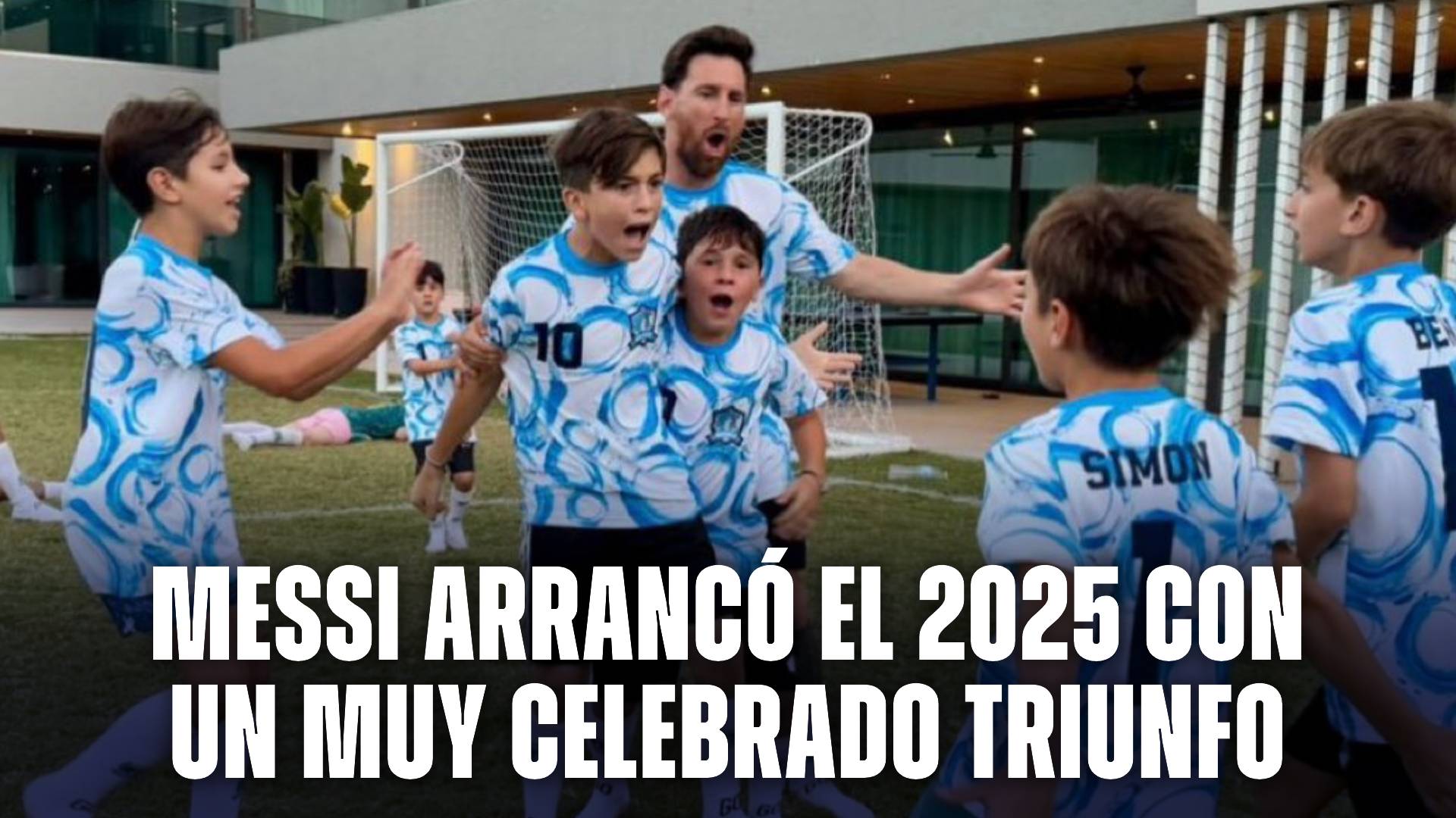 Lionel Messi y un triunfo para arrancar el 2025 con una sonrisa