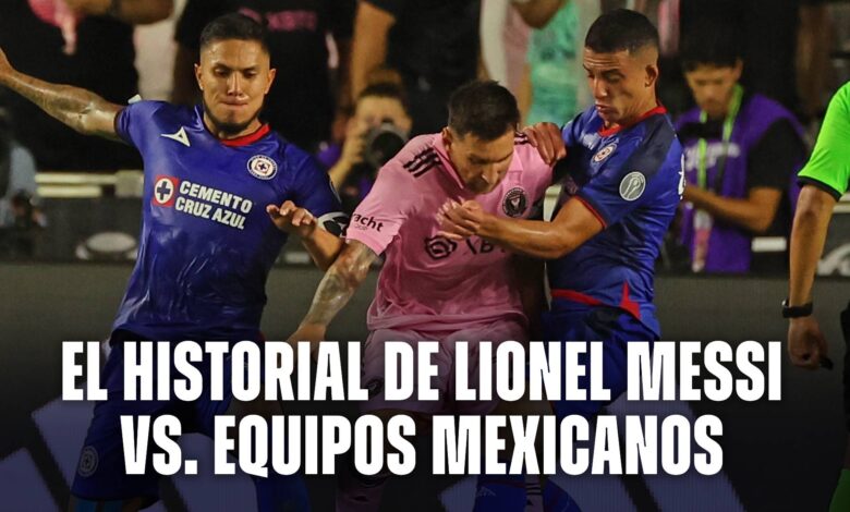 Todo el historial de Lionel Messi vs. equipos mexicanos
