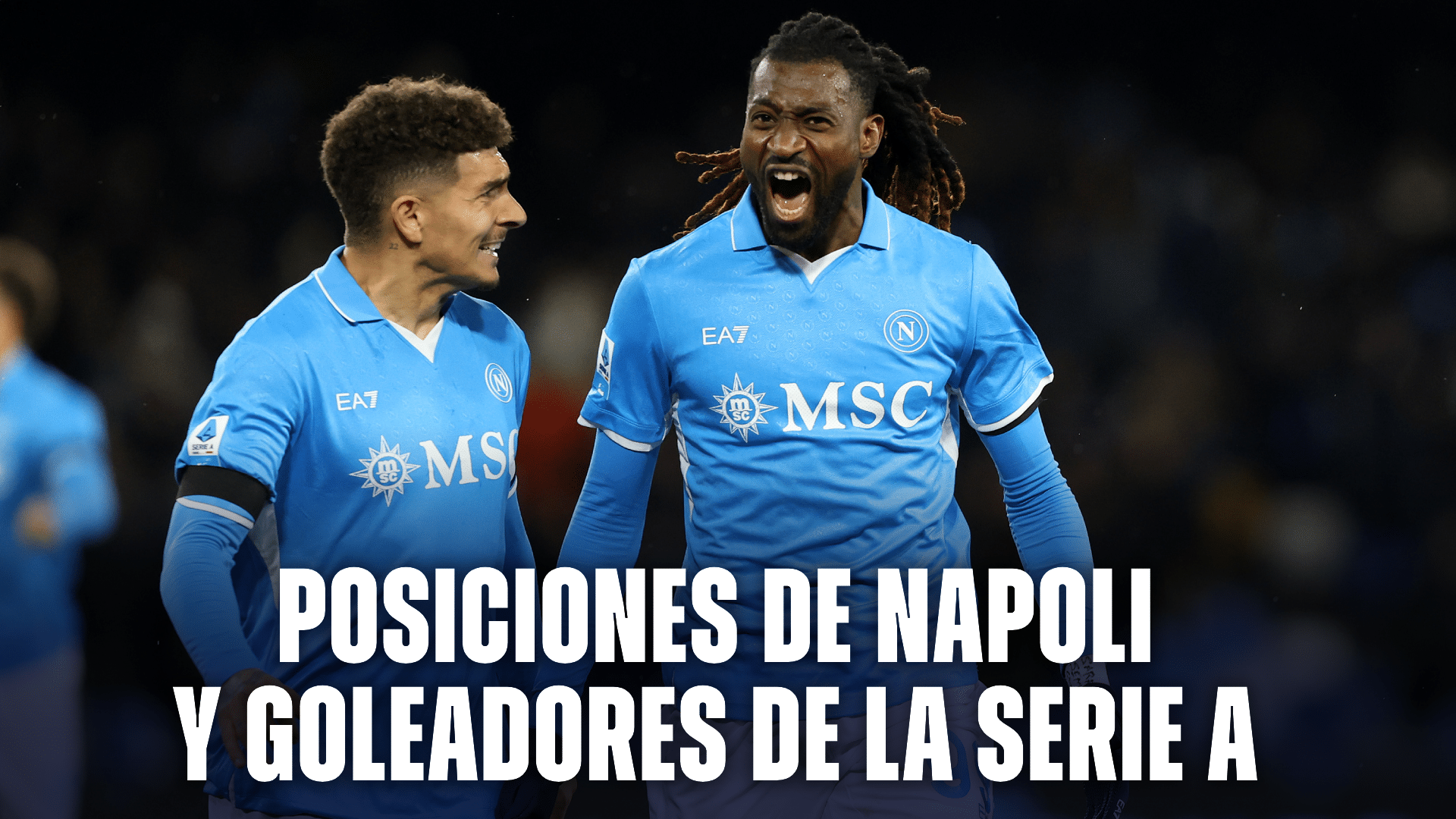 Napoli lidera la Serie A, estas son sus posiciones en la liga.