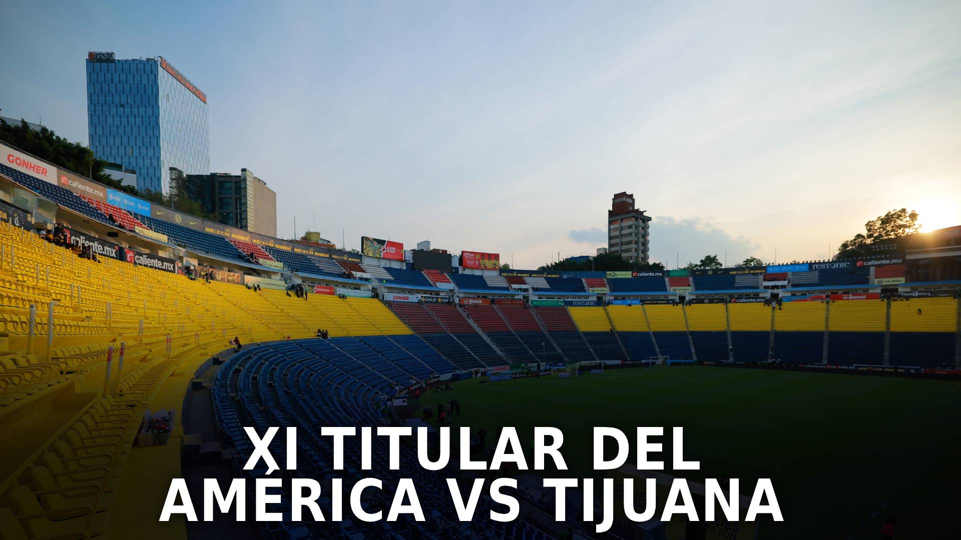 América vs Tijuana: xi titular azulcrema