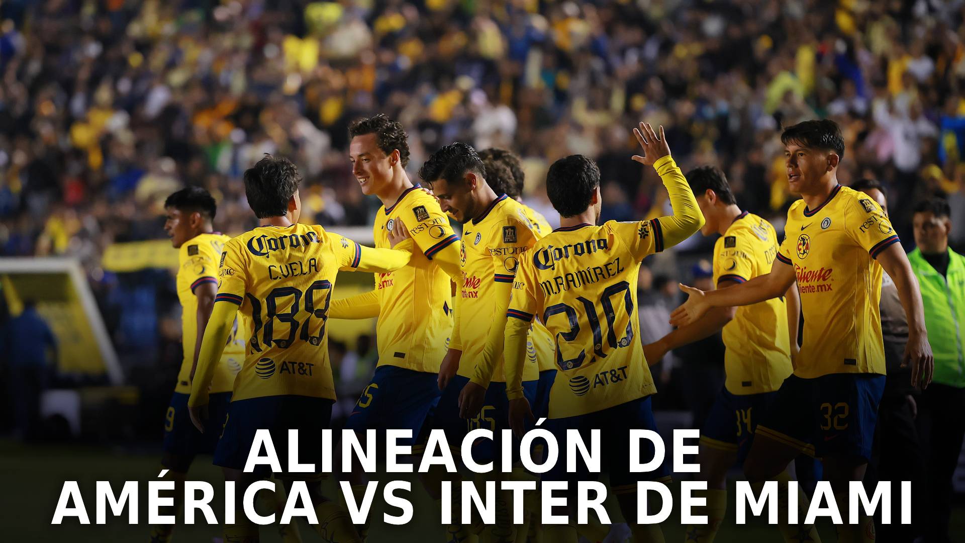América vs Inter de Miami en duelo amistoso