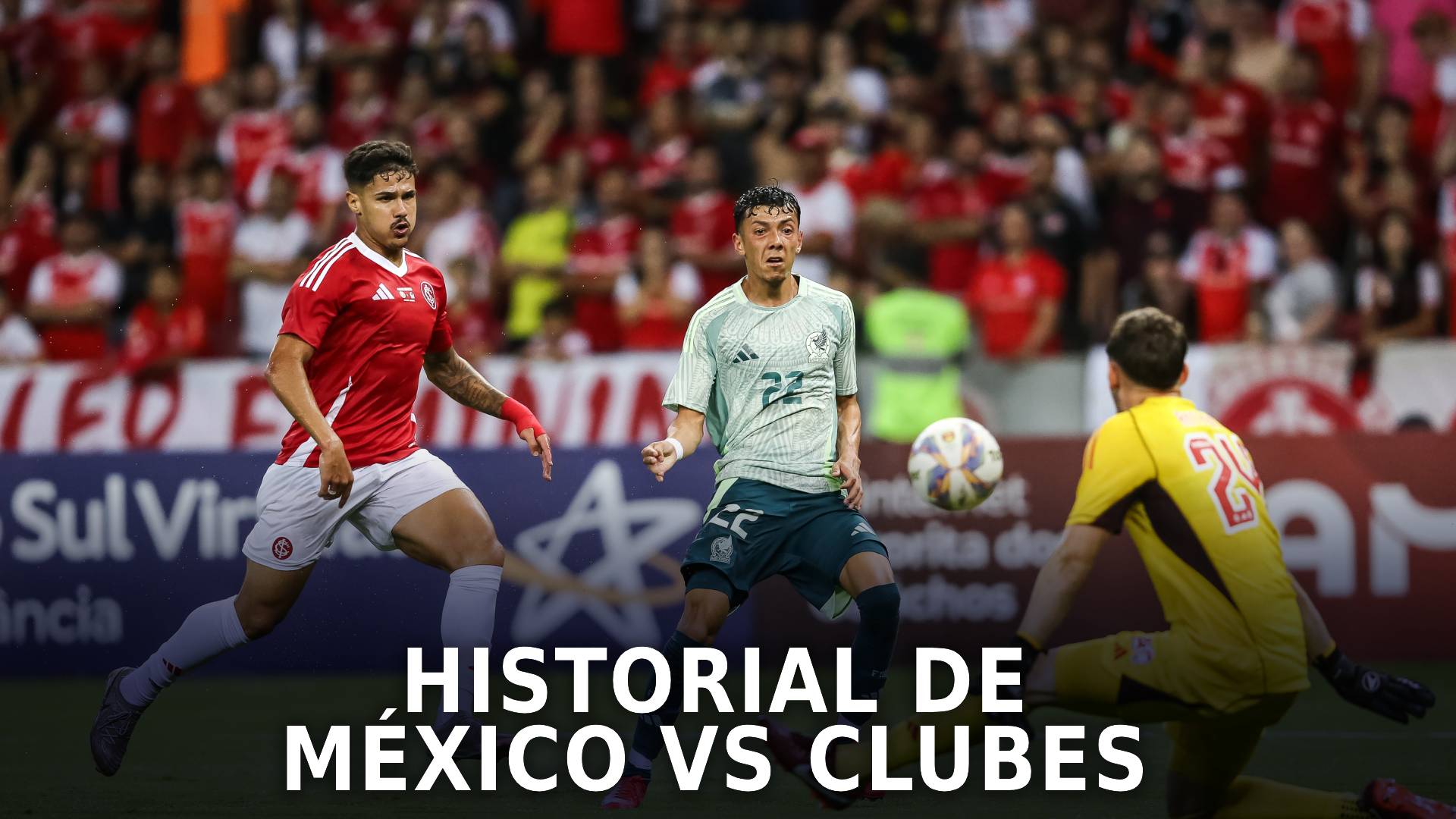 México vs equipos sudamericanos y europeos.