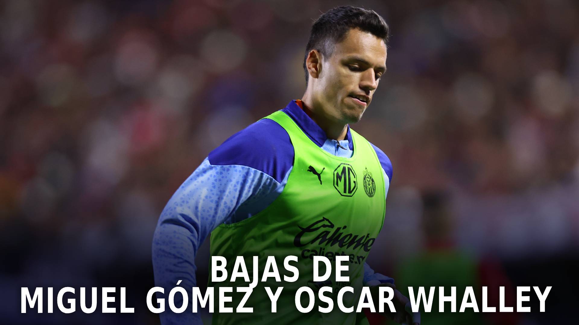 Chivas anuncia las bajas de Oscar Whalley y Miguel Gómez.