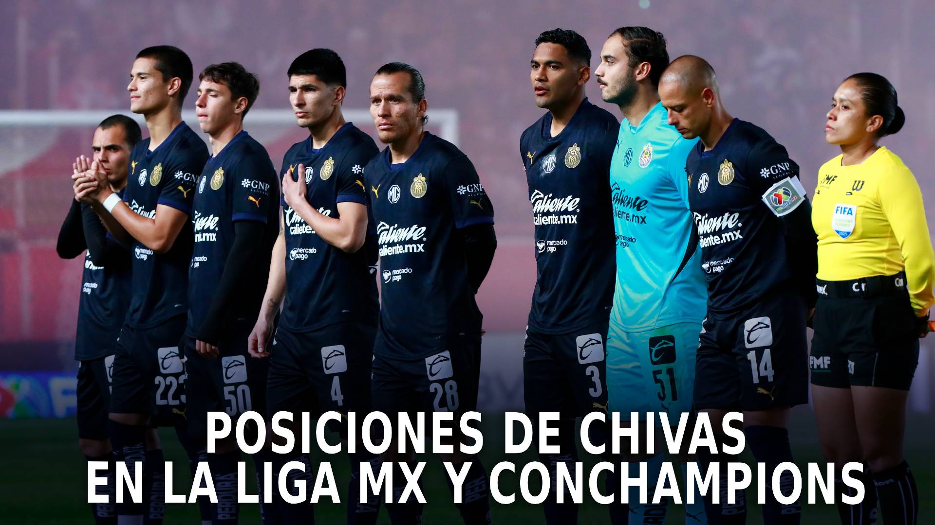 Posiciones de Chivas en la Liga MX y CONCACAF Champions Cup.