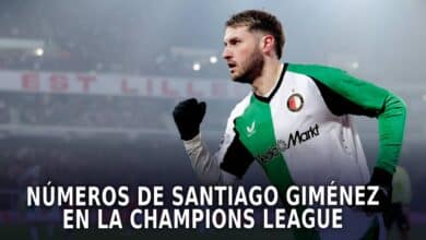 Santiago Giménez suma cinco goles en cinco partidos de Champions League.