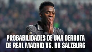Probabilidades de una derrota de Real Madrid vs RB Salzburg