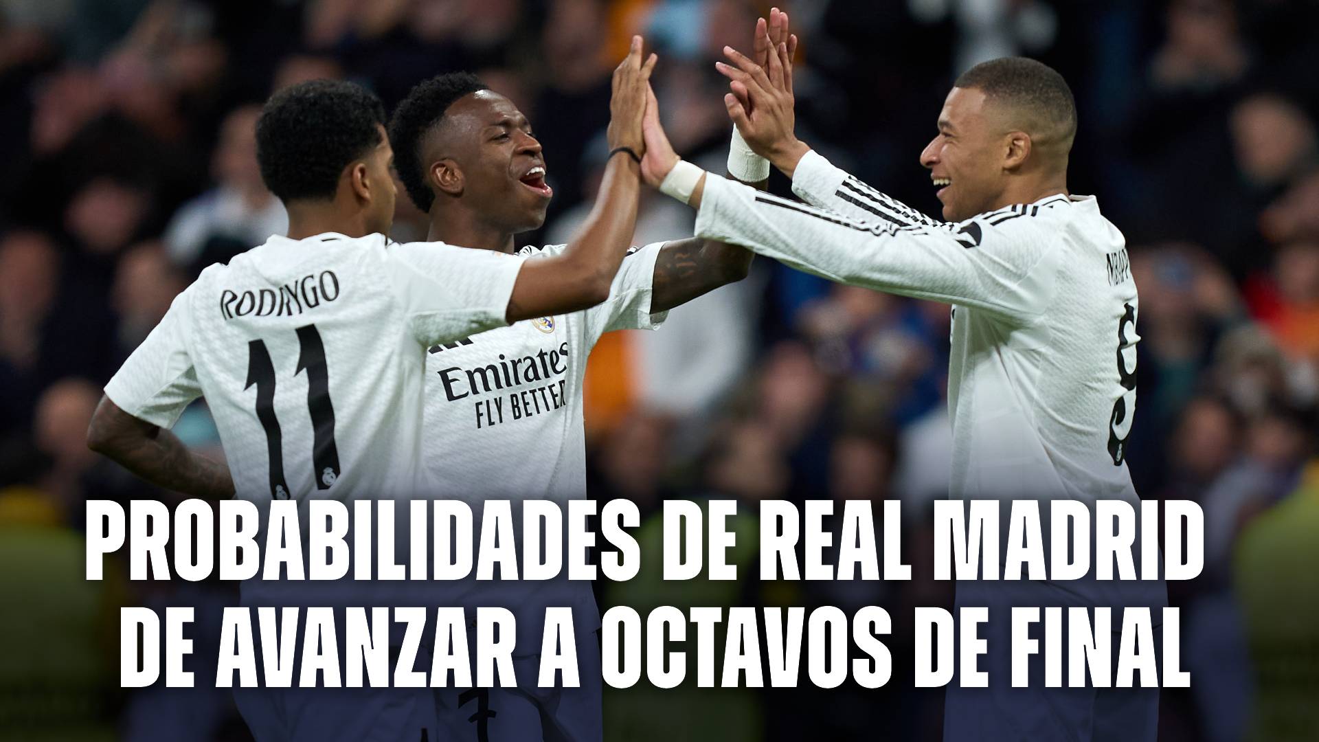 Probabilidades de Real Madrid de avanzar a 8vos de final de la Champions League
