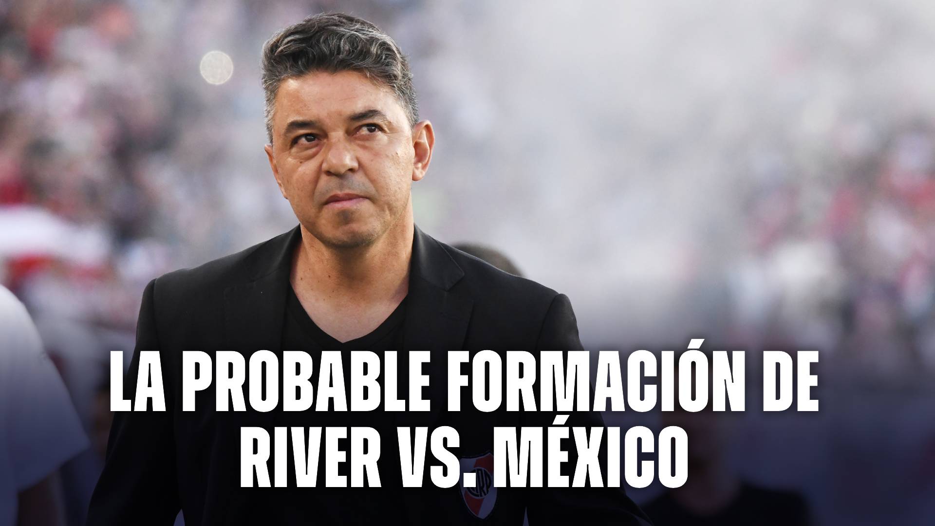 Probable formación de River vs México