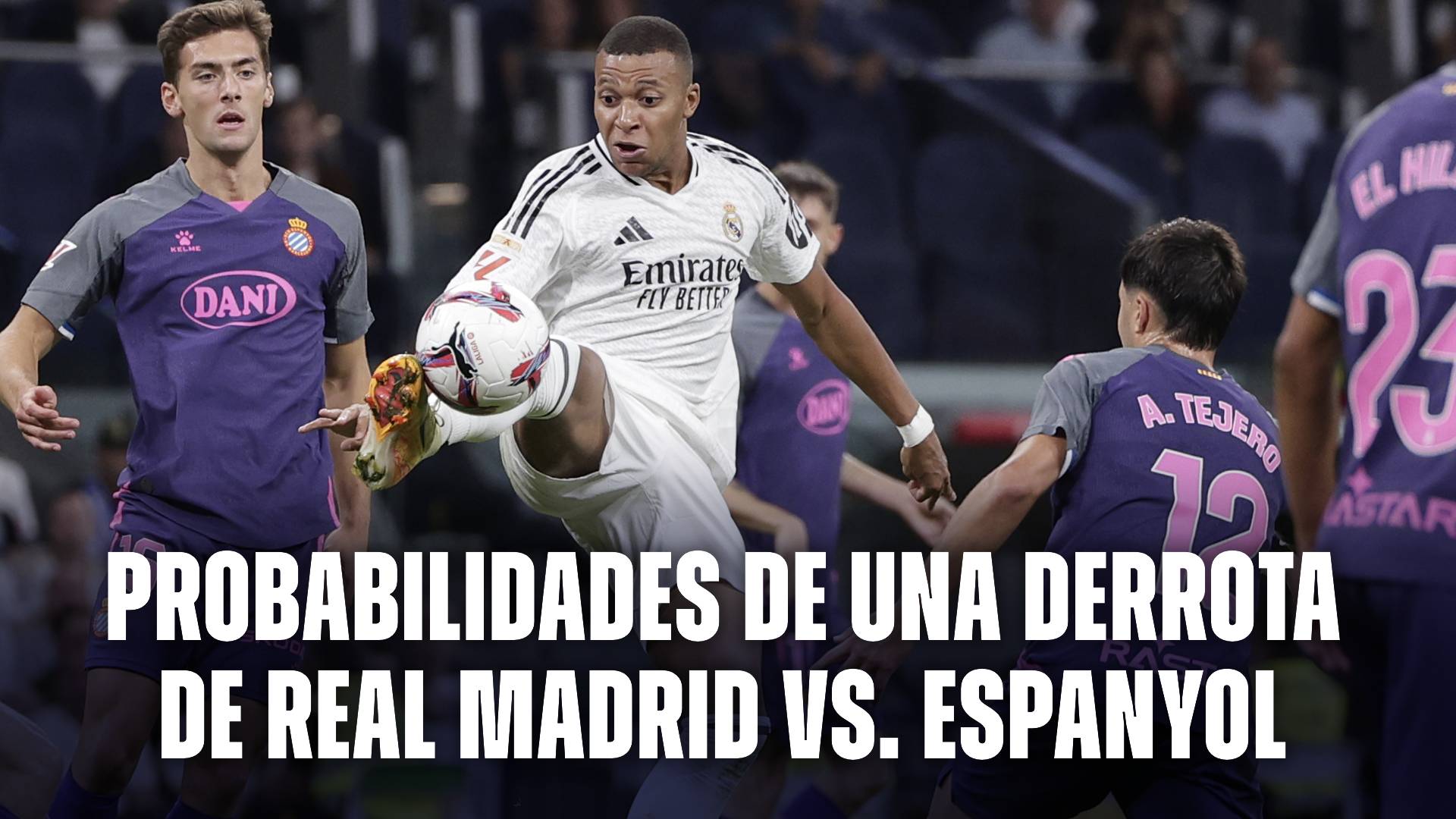Real Madrid vs Espanyol de Barcelona: probabilidades de una derrota del Merengue