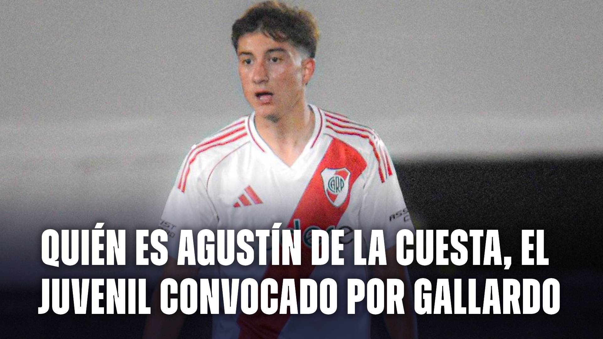 Agustín De La Cuesta, el nuevo juvenil que subió Gallardo a la Primera de River