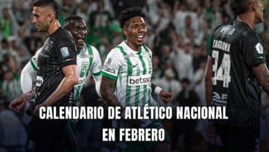 Atlético Nacional calendario febrero