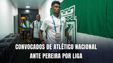 Atlético Nacional vs. Pereira Liga BetPlay 2025 convocados