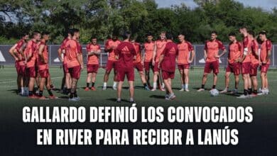 Gallardo definió los convocados de River vs Lanús