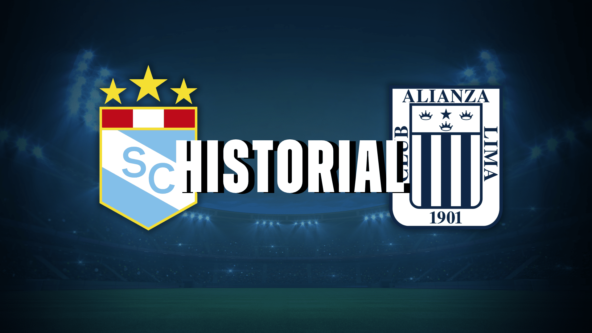 Historial de Cristal vs Alianza, por el clásico de Lima.