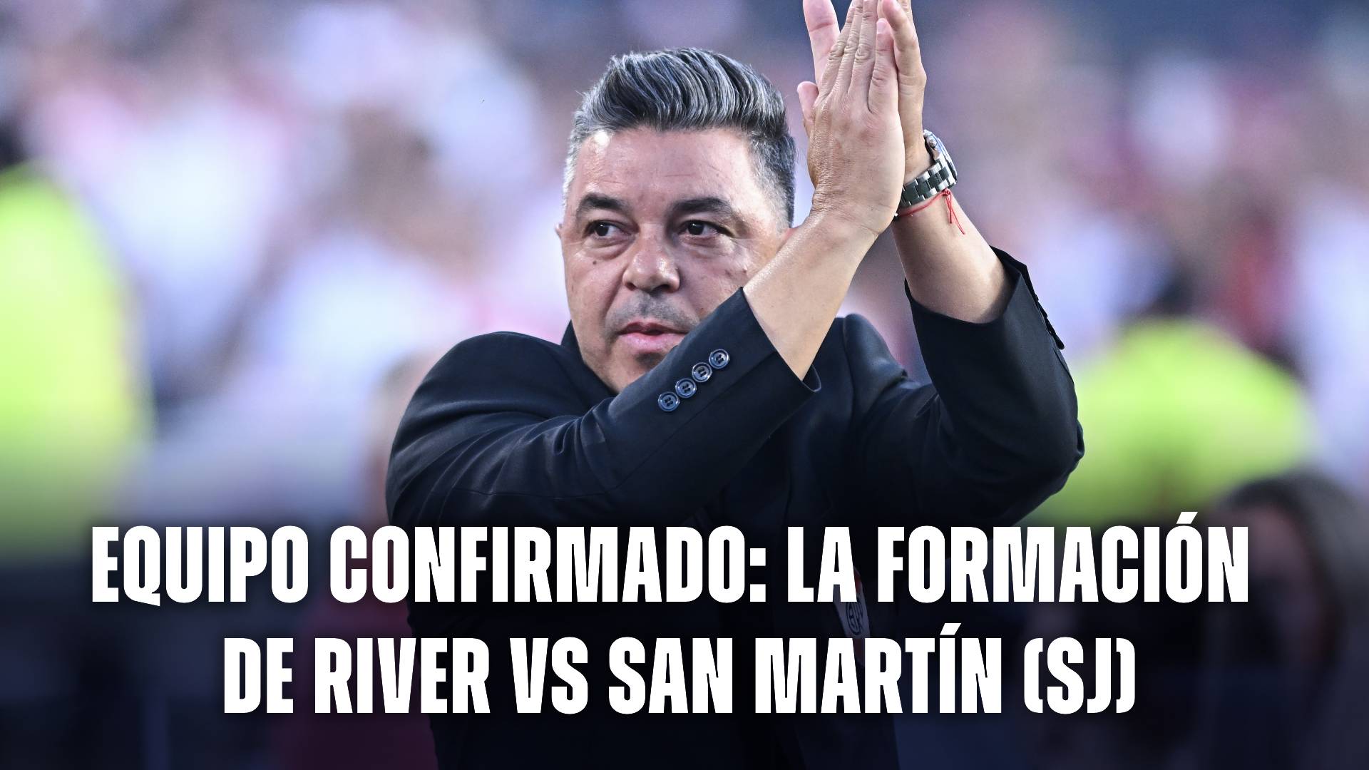 River hoy: los once que eligió Gallardo para la visita ante San Martín de San Juan
