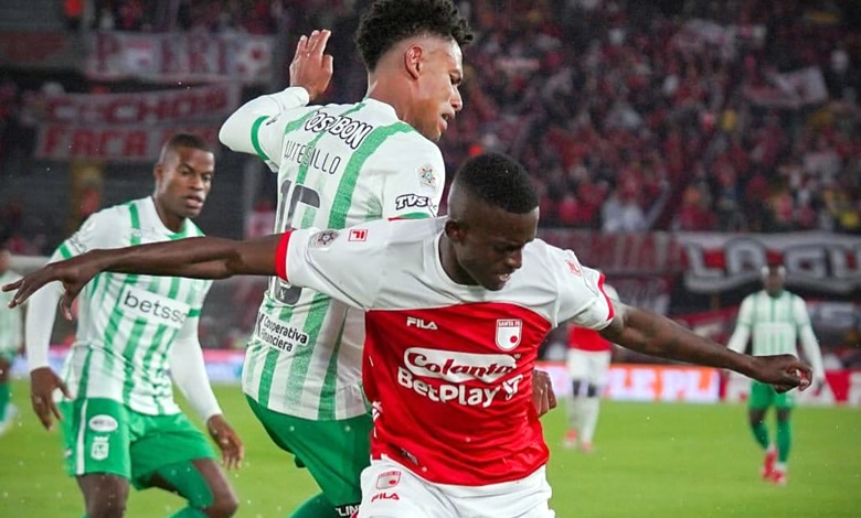 Santa Fe vs Atlético Nacional Liga BetPlay