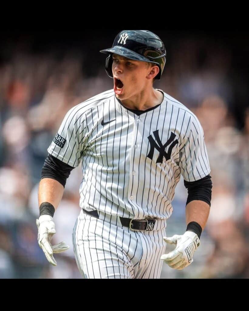 Ben Rice, uno de los jóvenes del momento en Yankees.