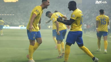 AL NASSR FESTEJANDO GOL