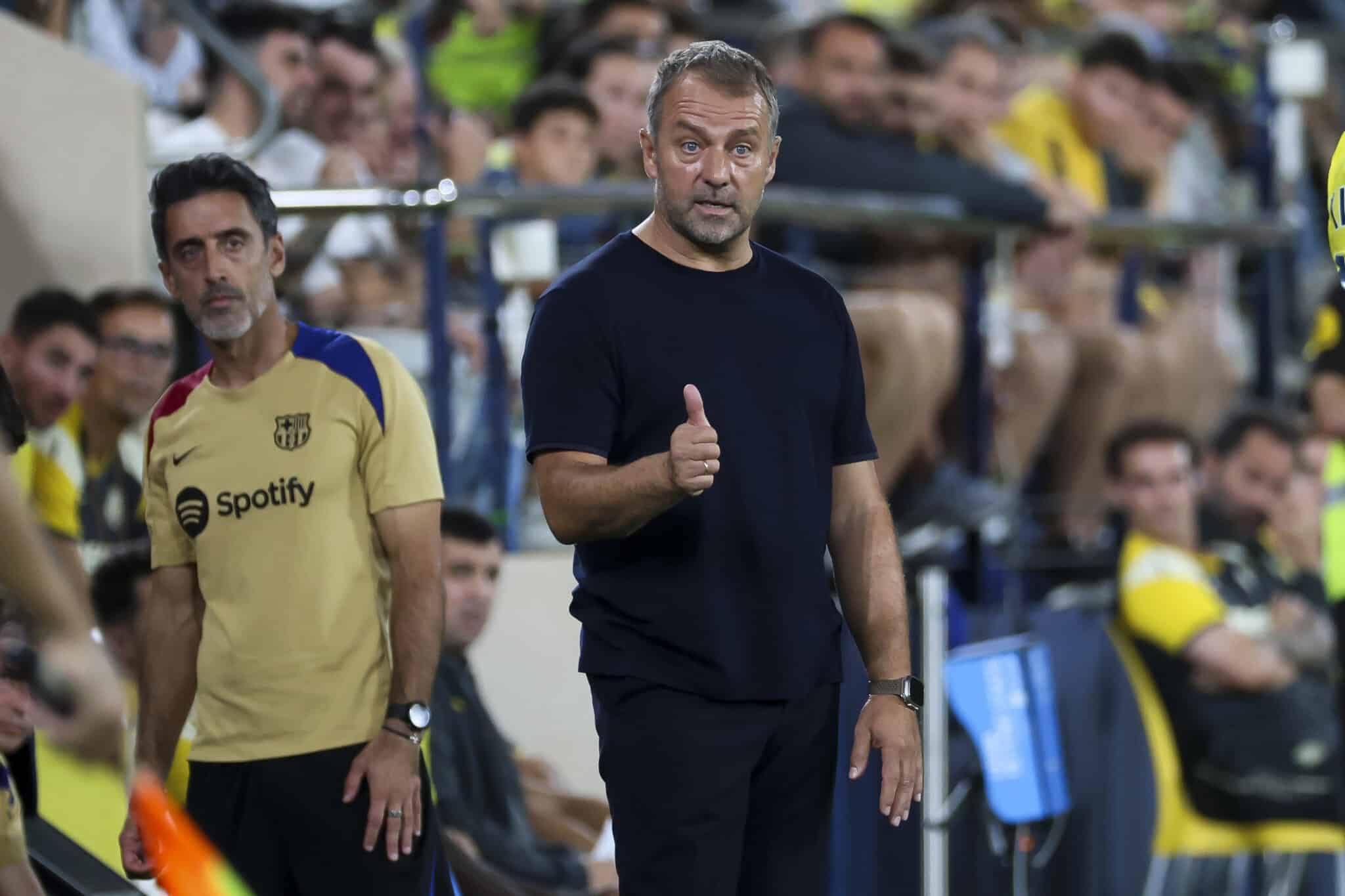 Flick con posiciones de Barcelona