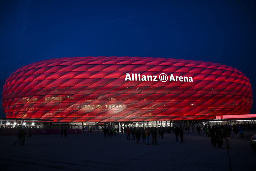 El Allianz Arena, listo para otro partidazo por Champions League