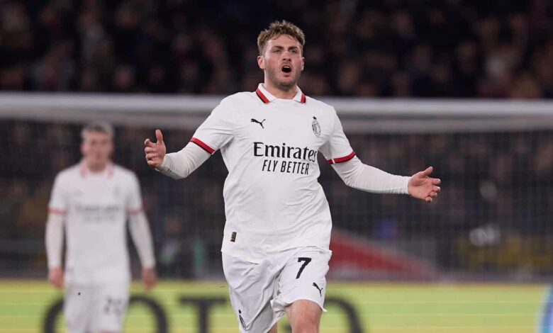 Estadísticas de Santiago Giménez en el triunfo de Milán vs Udinese. (Getty Images)