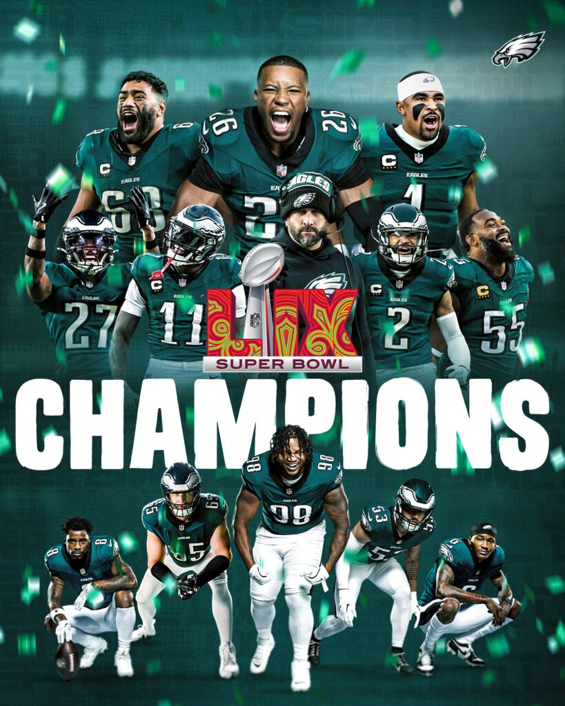 El poster que subió Philadelphia Eagles.