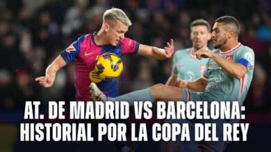 Historial de Atlético de Madrid vs Barcelona por la Copa del Rey