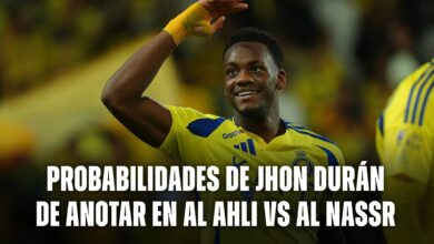 Jhon Durán y las probabilidades de volver a marcar con la camiseta de Al Nassr