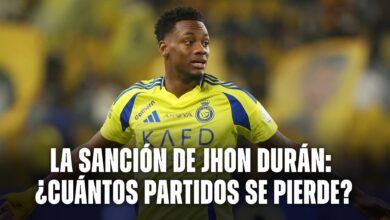 Jhon Durán se fue expulsado en el último partido de Al Nassr y recibirá una sanción ejemplificadora