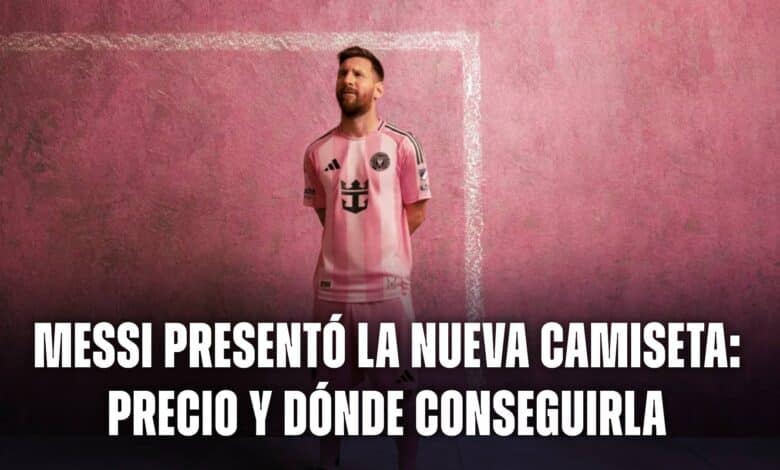 Lionel Messi presentó la nueva camiseta de Inter Miami