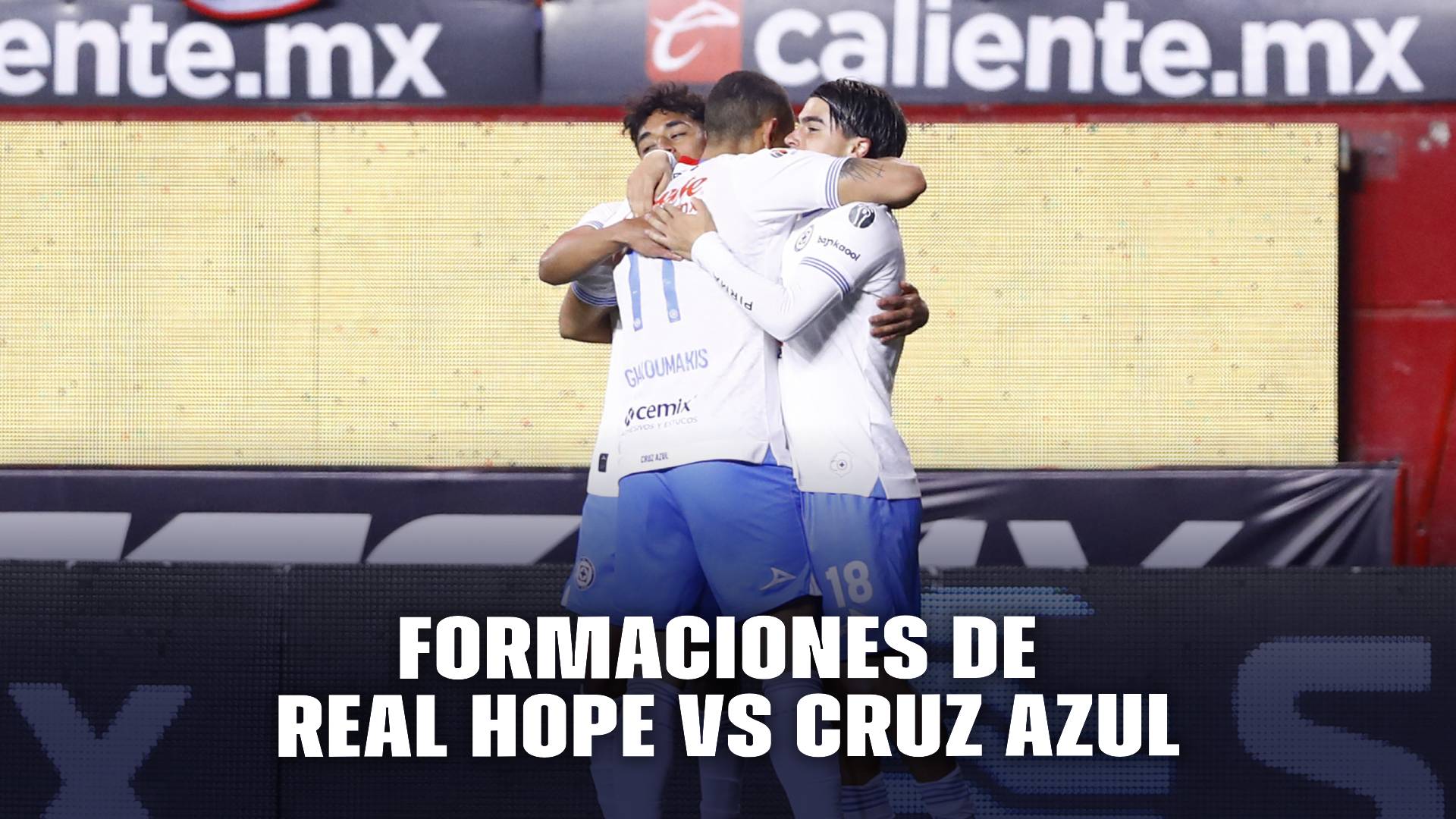 Real Hope vs Cruz Azul: onces iniciales por la CONCACAF Champions Cup