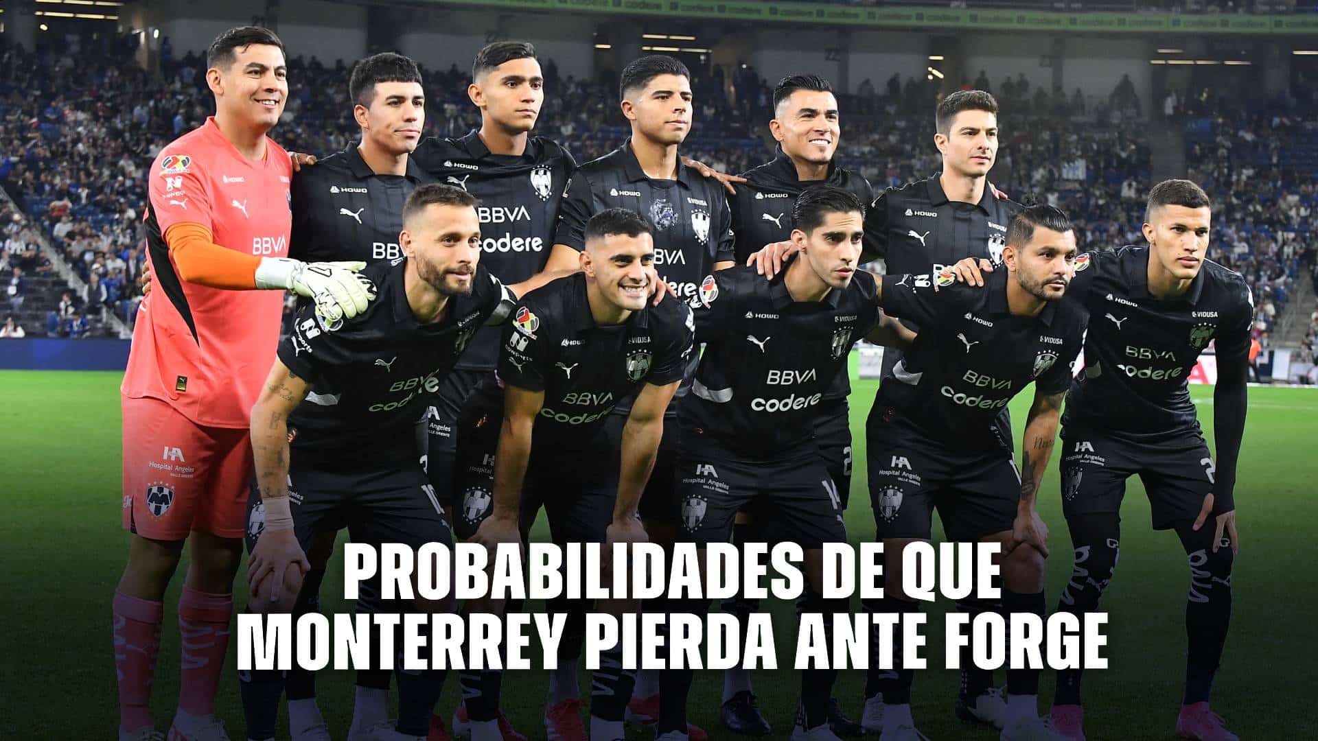 ¿Perderá Monterrey vs Forge en la CONCACAF Champions Cup?