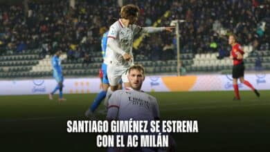 Santiago Giménez se estrena con el Milán