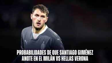 Santiago Giménez en el Milán vs Hellas Verona por la Serie A