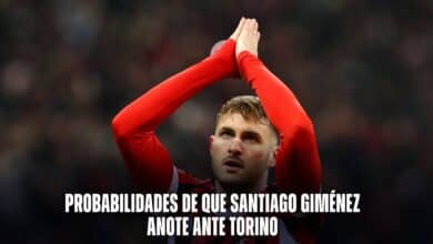 Santiago Giménez en el AC Milán de la Serie A