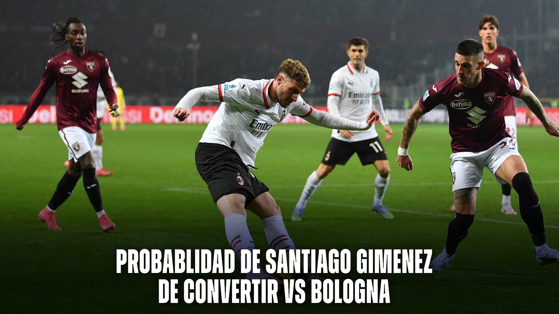 Santiago Giménez en la Serie A de Italia