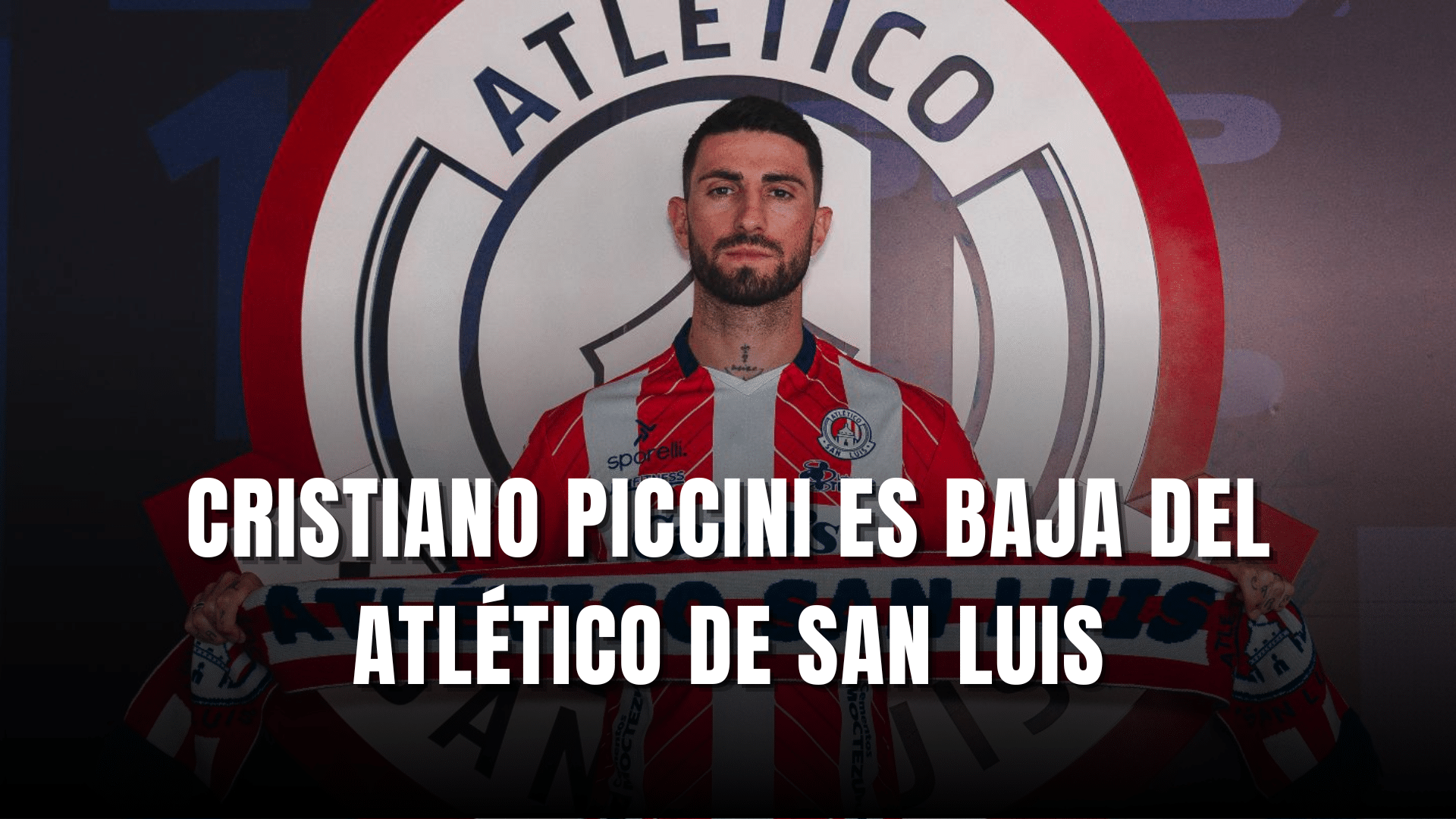 Cristiano Piccini es baja de Atlético de San Luis