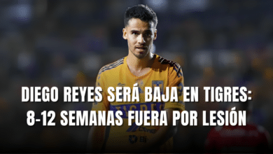 Diego Reyes causa baja por lesión